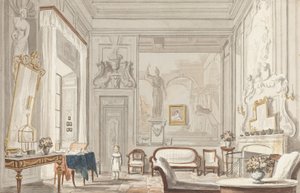 A Room in a Florentine Palace by Unbekannt Unbekannt